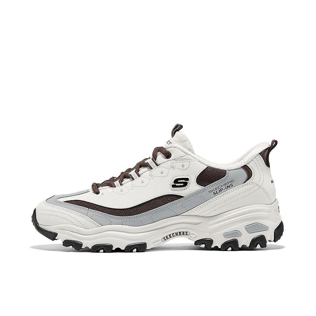 推荐商品：Skechers/斯凯奇 D'Lites 1.0 奶茶熊 熊猫鞋 老爹鞋 闪穿鞋 厚底增高复古缓震百搭 男款/杏仁烤奶
