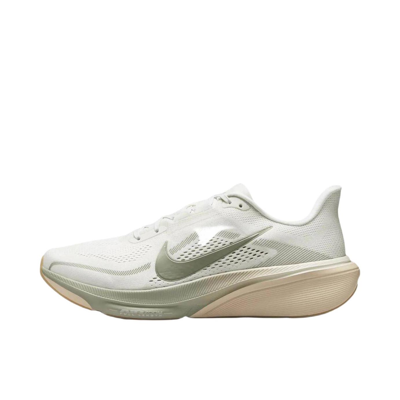 推荐商品：Nike Pegasus 飞马 42 跑鞋 缓震回弹舒适 白色/绿色