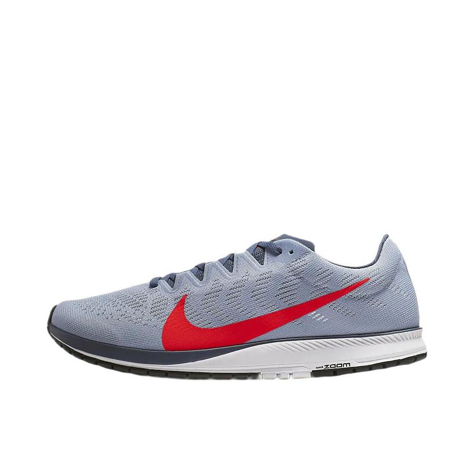 推荐商品：Nike Zoom Streak 7 跑鞋 防滑耐磨舒适轻便透气低帮休闲运动减震 Grey/Red/White 灰红白