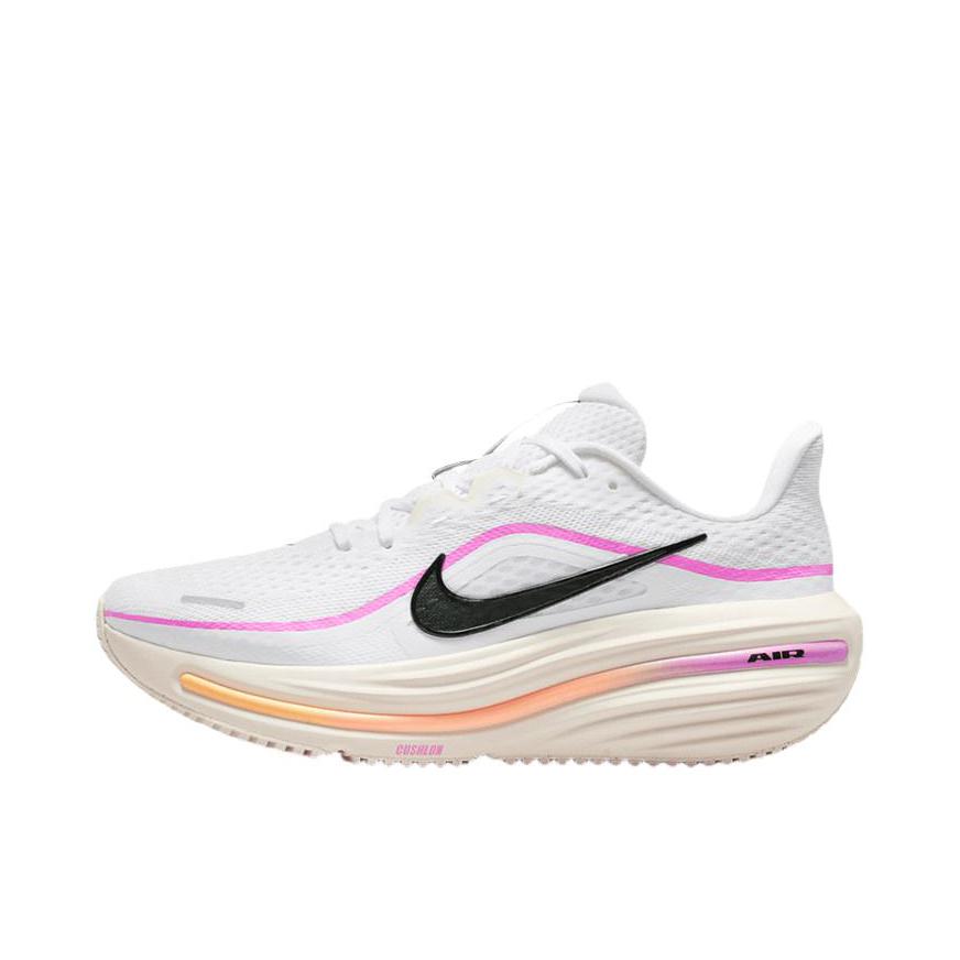推荐商品：Nike Winflo 12 跑鞋 透气系带圆头防滑 白色/粉色