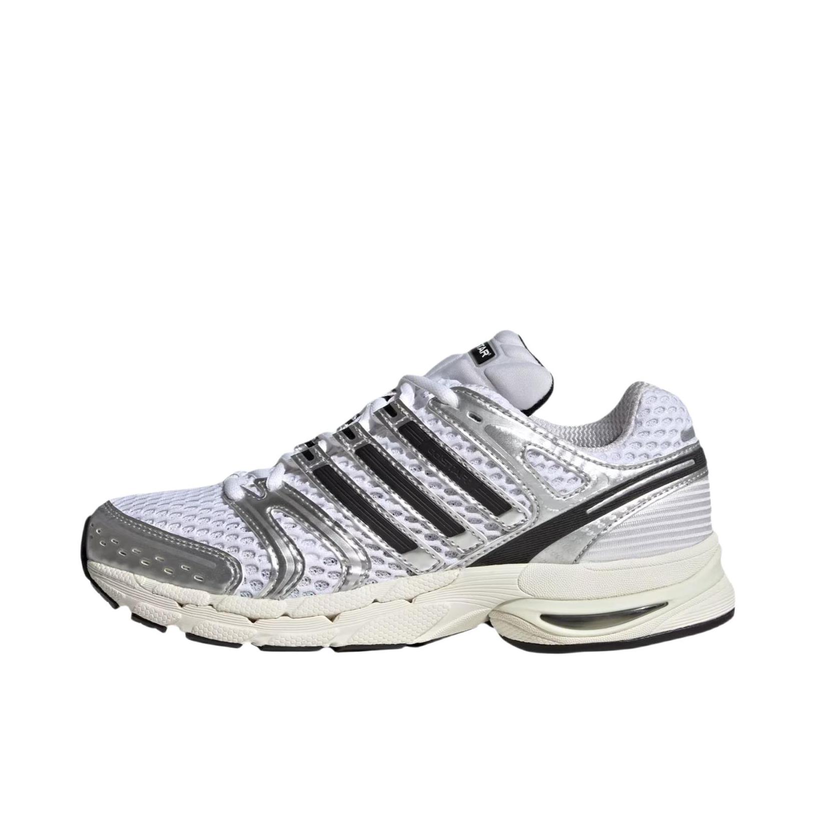 推荐商品：adidas AdiStar Control 5 跑鞋 复古耐磨支撑防滑贴合网面耐穿 女款/白色/银色/黑色