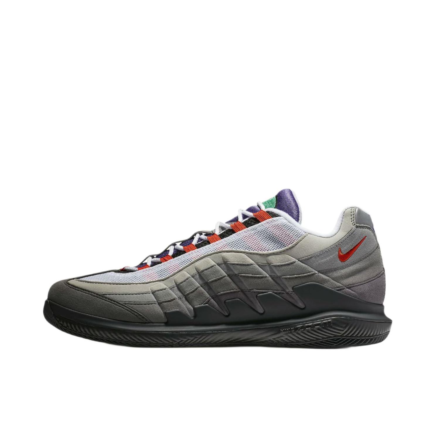 推荐商品：Nike Zoom Vapor RF x Air Max 95 跑鞋 网布防滑耐磨减震轻便 Neon/Black/Volt 灰色/彩鸳鸯