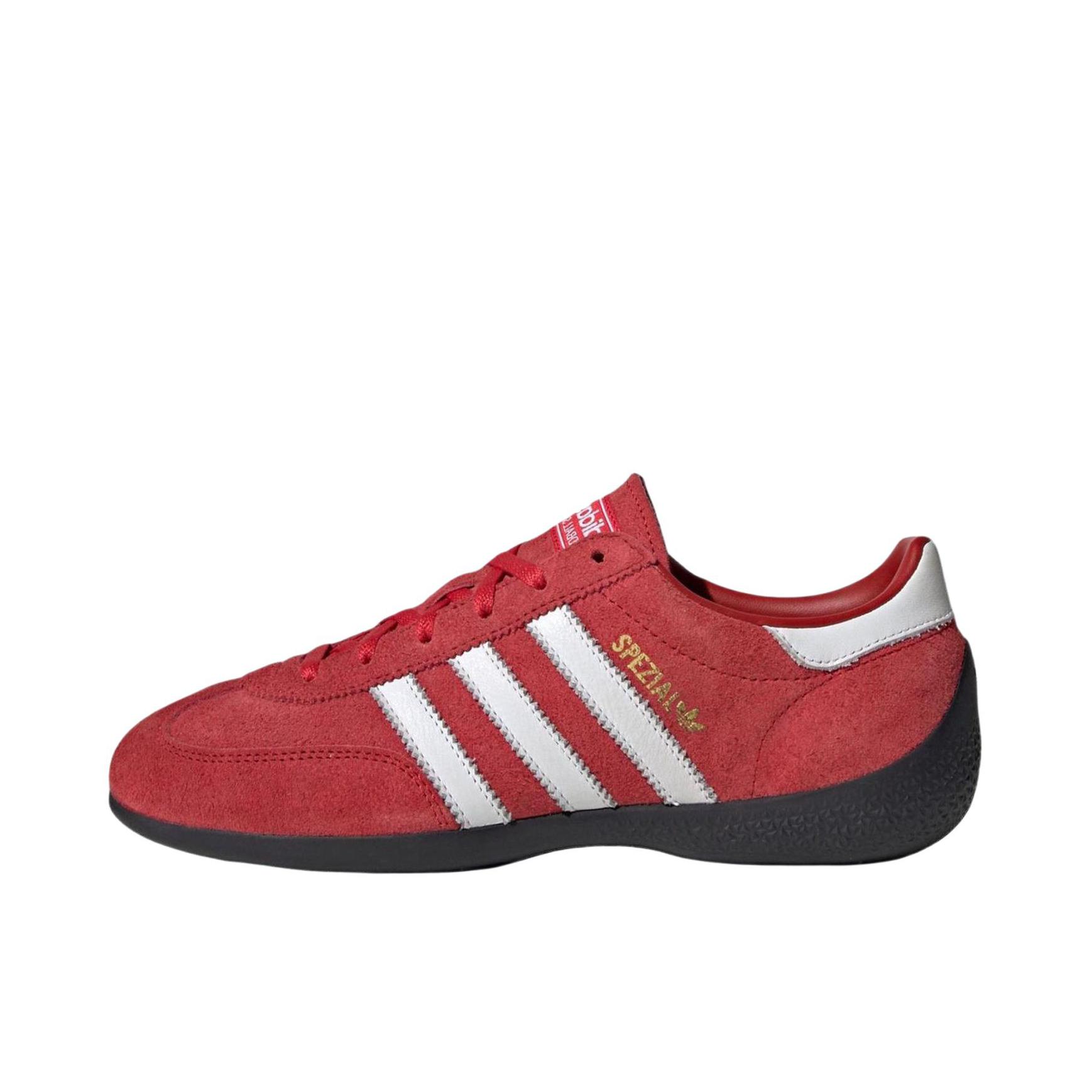 推荐商品：adidas Originals HANDBALL SPEZIAL Lo Pro 板鞋 复古圆头系带贴合 红色