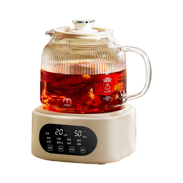 推荐商品：JMEY/集觅 H7 养生壶 1.2L 预约 速沸 保温 全玻璃 自动提壶记忆
