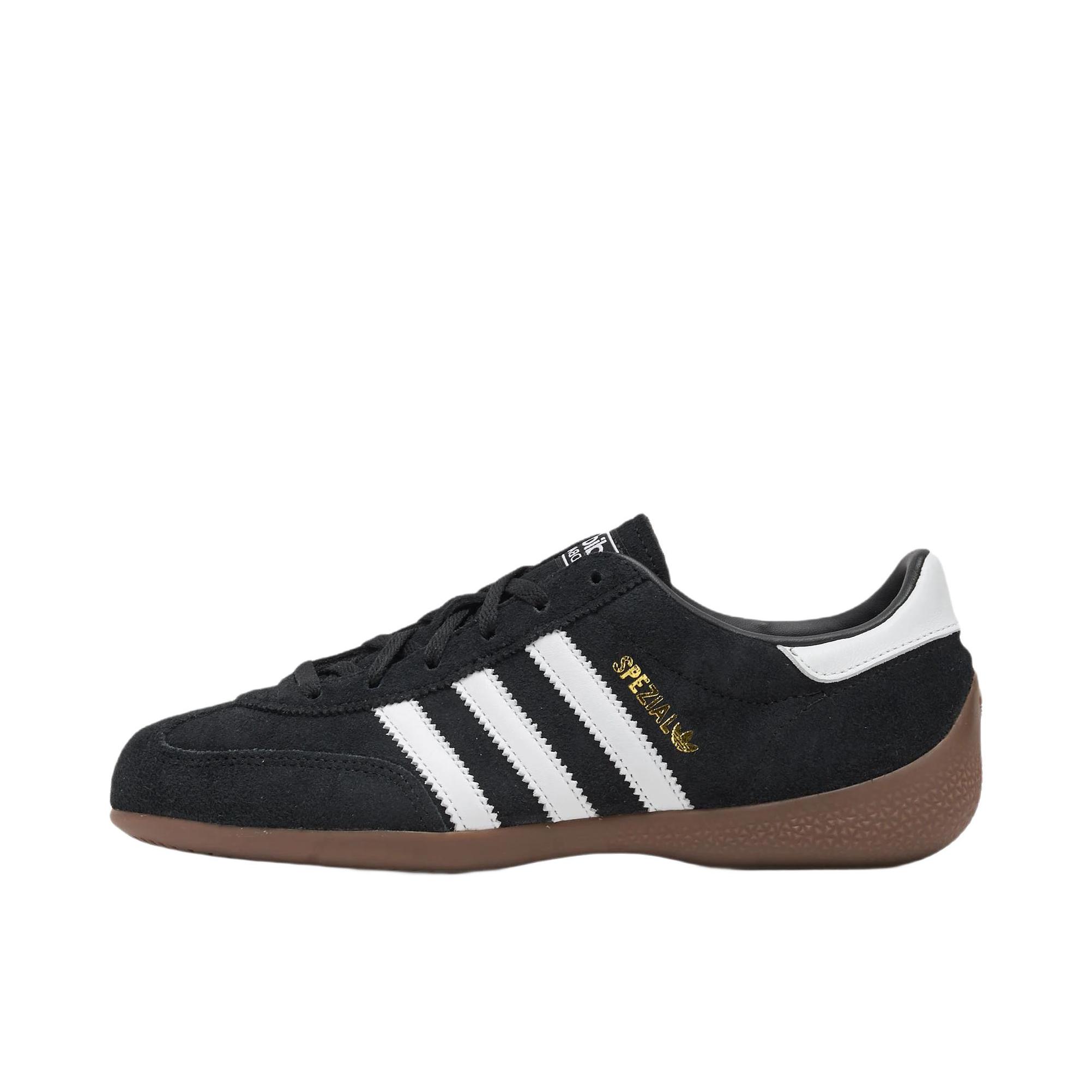推荐商品：adidas Originals HANDBALL SPEZIAL Lo Pro 板鞋 复古圆头系带贴合 黑色/白色