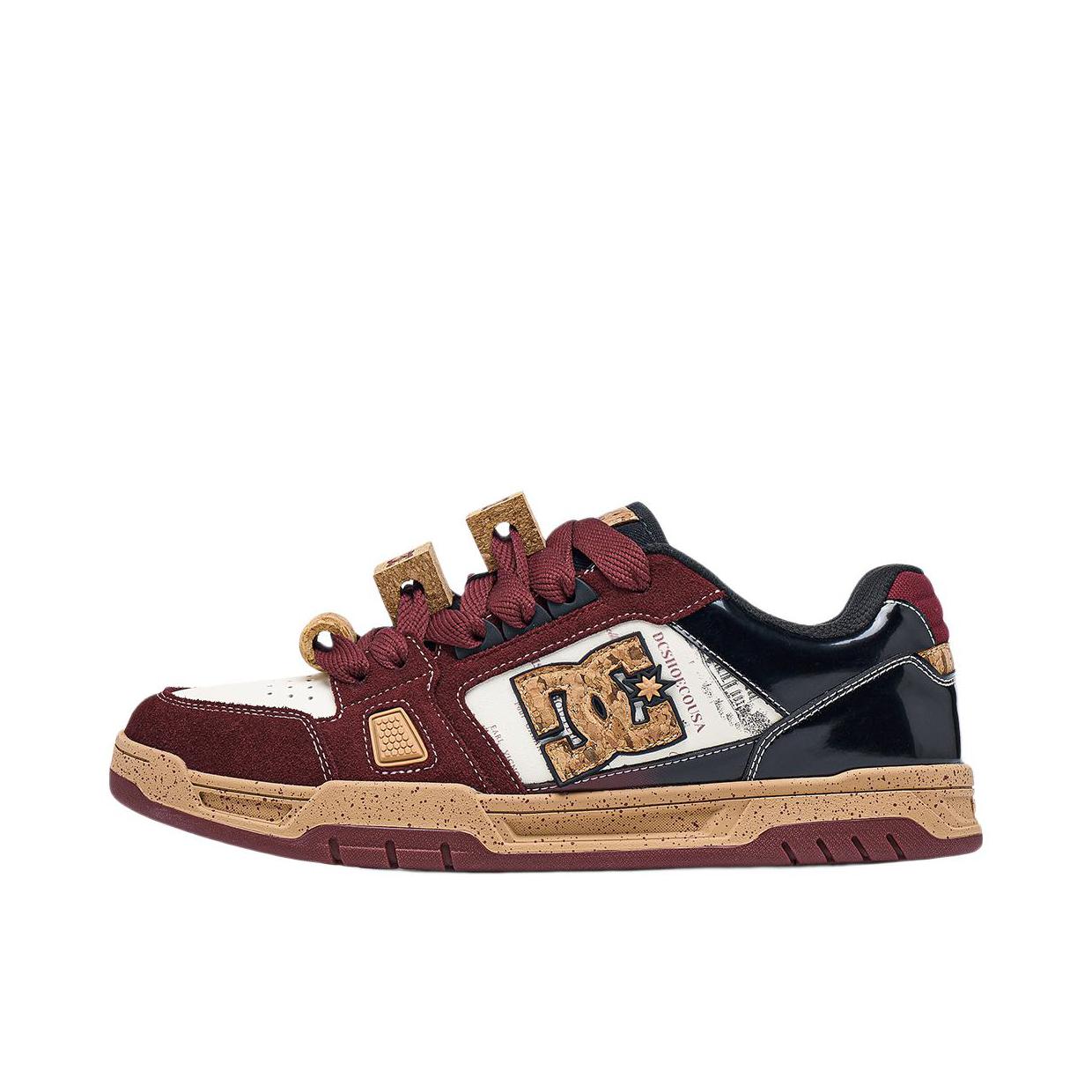 推荐商品：DC Shoes 板鞋 个性街头校园 檀木红