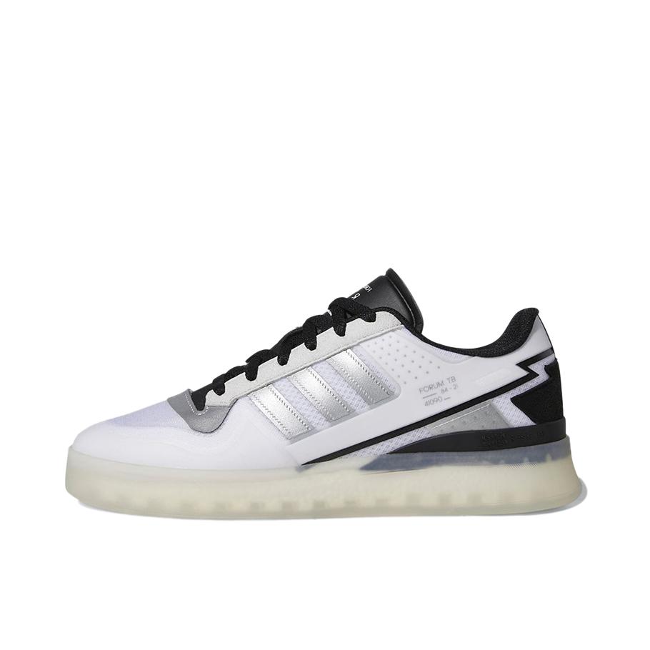 推荐商品：adidas Forum Tech Boost 板鞋 舒适轻便防滑耐磨时尚 白色/黑色