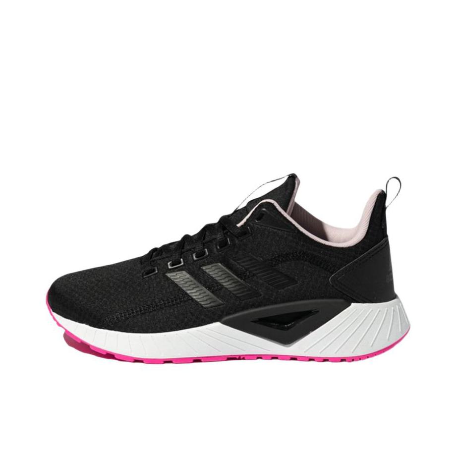 推荐商品：adidas Questar Climacool 跑鞋 防滑减震耐磨网面透气运动织物 黑色/粉色