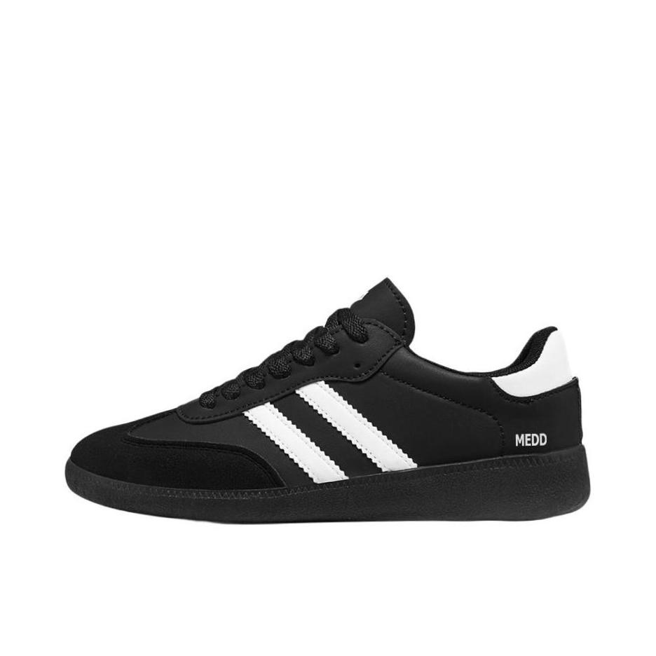 推荐商品：medd/名典 板鞋 复古简约舒适耐磨 LGZ-JJTJ005 黑色