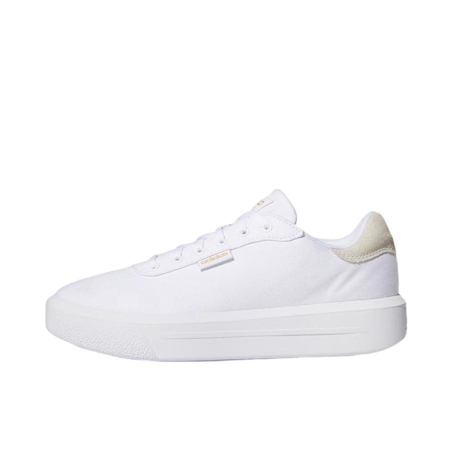 推荐商品：adidas neo Court Platform CIn 板鞋 防滑耐磨舒适轻便网球文化厚底增高复古百搭 白色