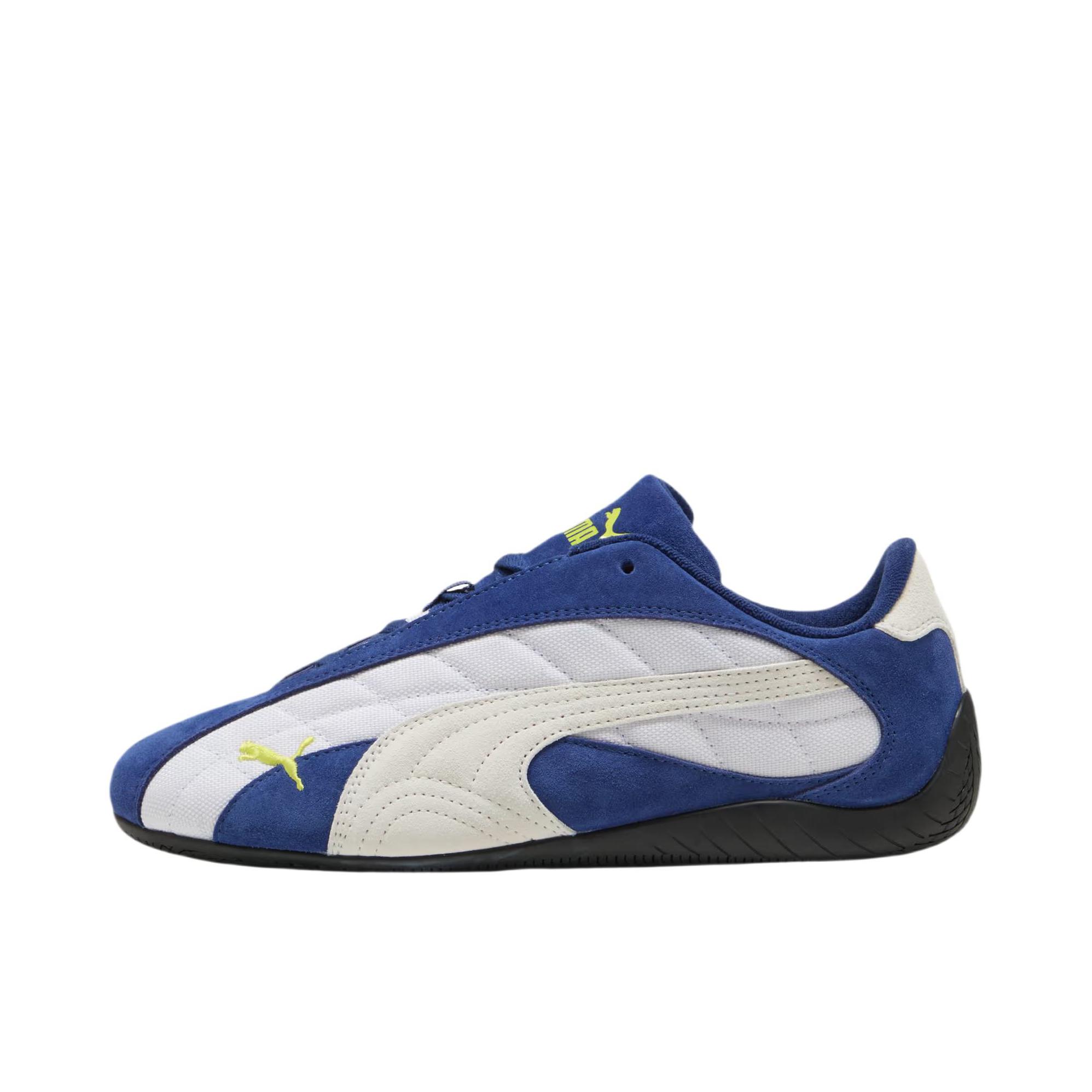 推荐商品：【朴彩英同款】 Puma/彪马 speedcat Plus 运动休闲鞋 薄底鞋 赛车风德训防滑耐磨低帮平跟贴合 蓝色宝石/黑色