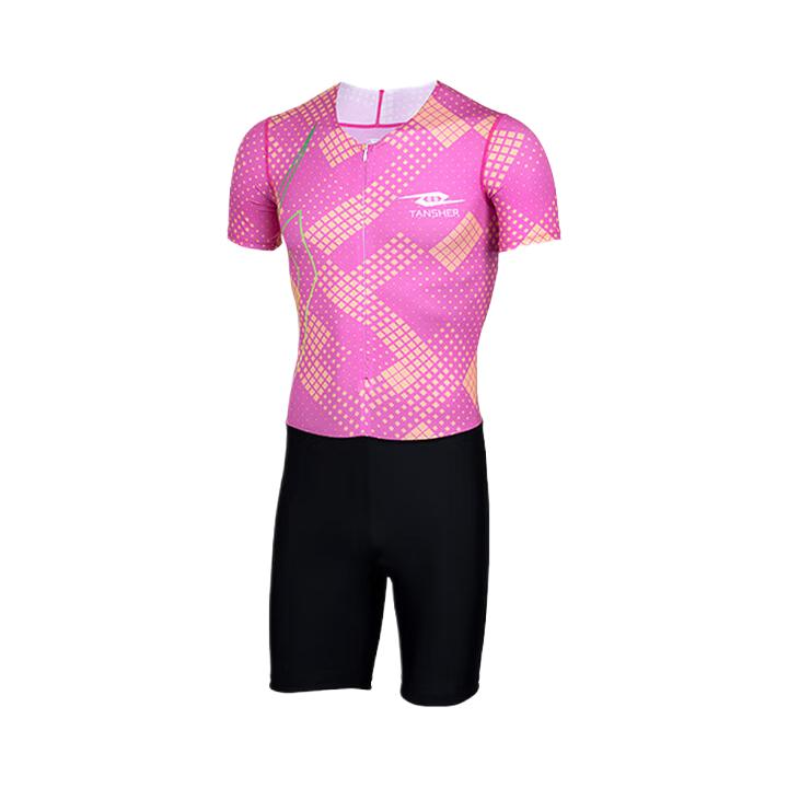推荐商品：TANSHEZHE 速干透气圆领短袖紧身衣 TA0002 粉