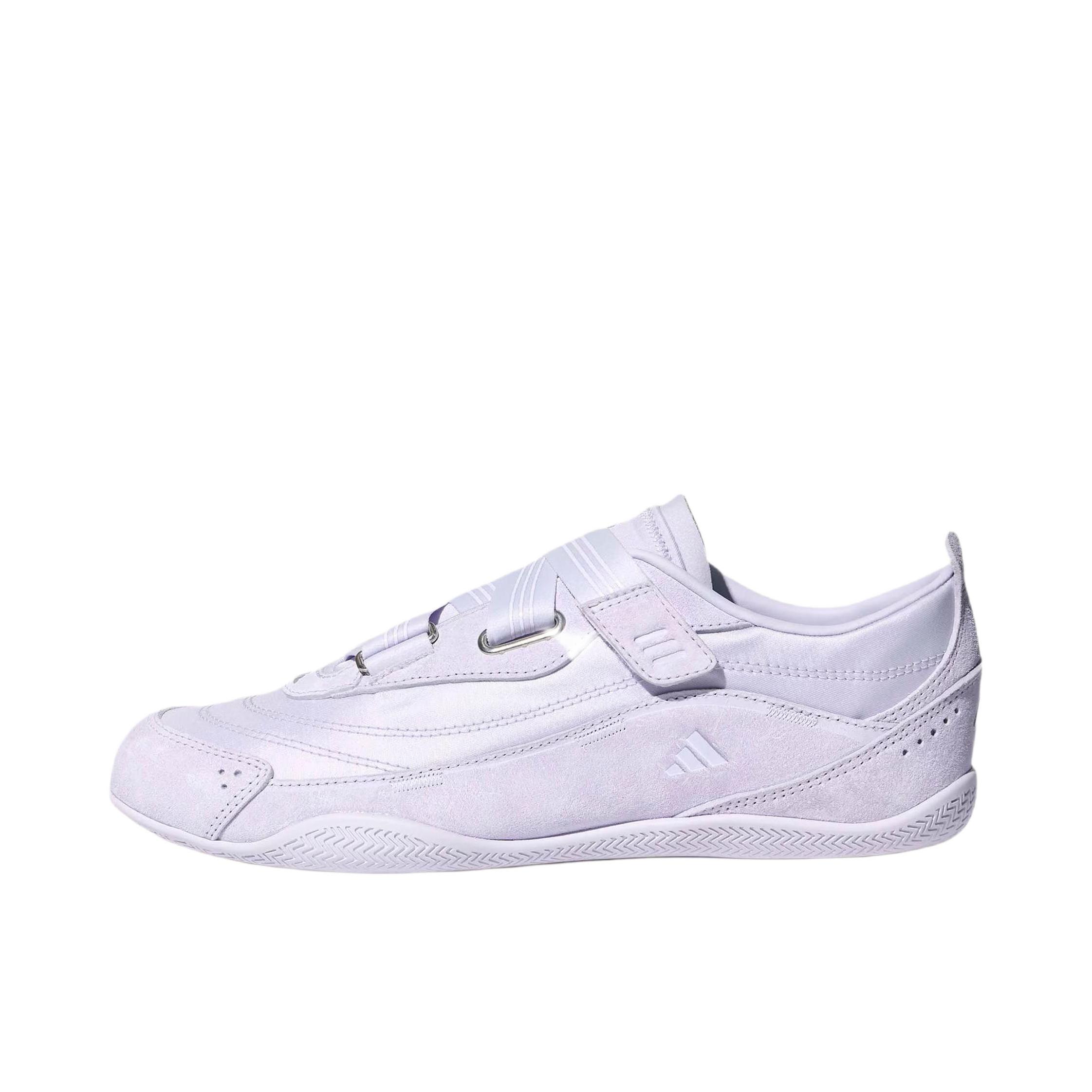 推荐商品：【贺聪同款】 adidas FOS URBAN REVERIE 薄底鞋 运动休闲鞋 低帮橡胶平跟圆头贴合芭蕾风 女款/浅紫色