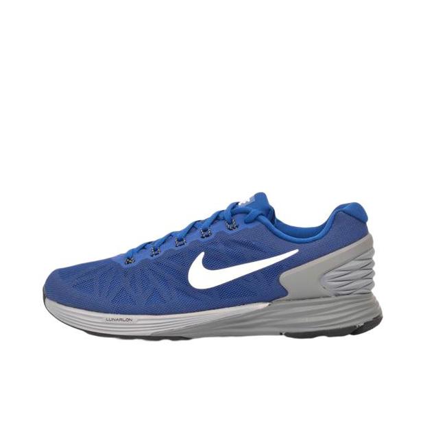 推荐商品：Nike LunarGlide 6 跑鞋 防滑耐磨减震网面透气马拉松织物运动舒适简约轻便 Gym Blue 灰蓝