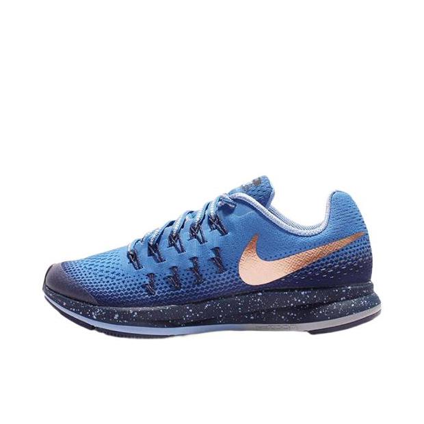 推荐商品：Nike Air Zoom Pegasus 33 跑鞋 防滑耐磨轻便透气减震回弹网布运动织物 Star Blue 藏蓝