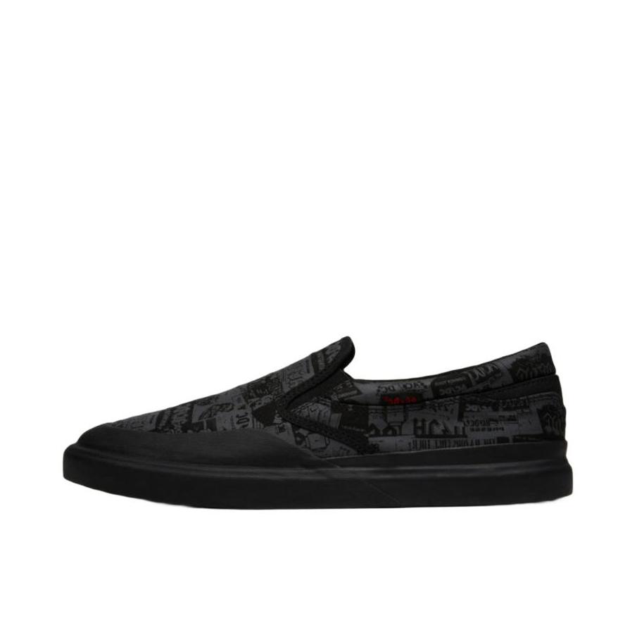 推荐商品：DC Shoes 板鞋 简约耐磨低帮一脚蹬 ADYS100641 黑色