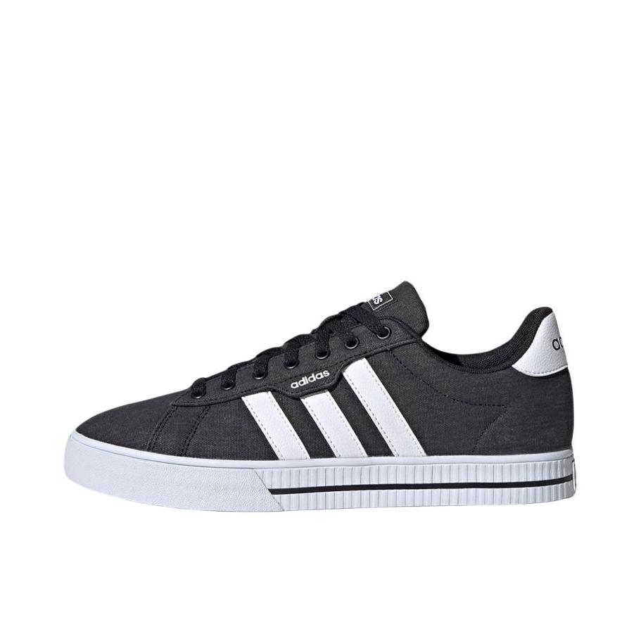 推荐商品：adidas neo Daily 3.0 板鞋 休闲舒适透气耐磨复古防滑轻便 黑色/白色