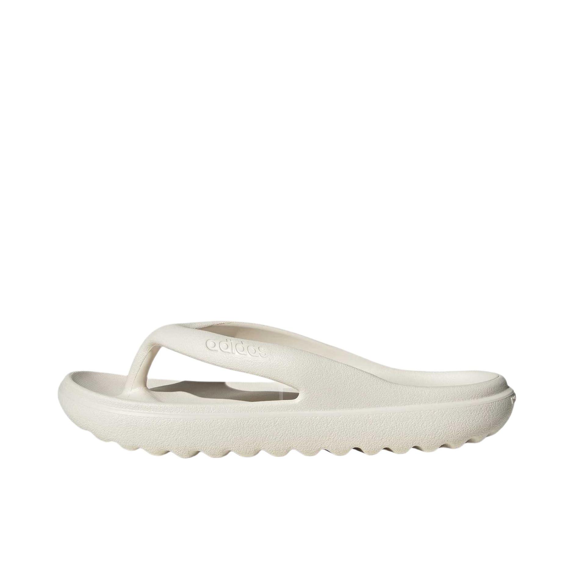 推荐商品：adidas Adilette Lumia 拖鞋 人字厚底夹趾贴合 米色/白色