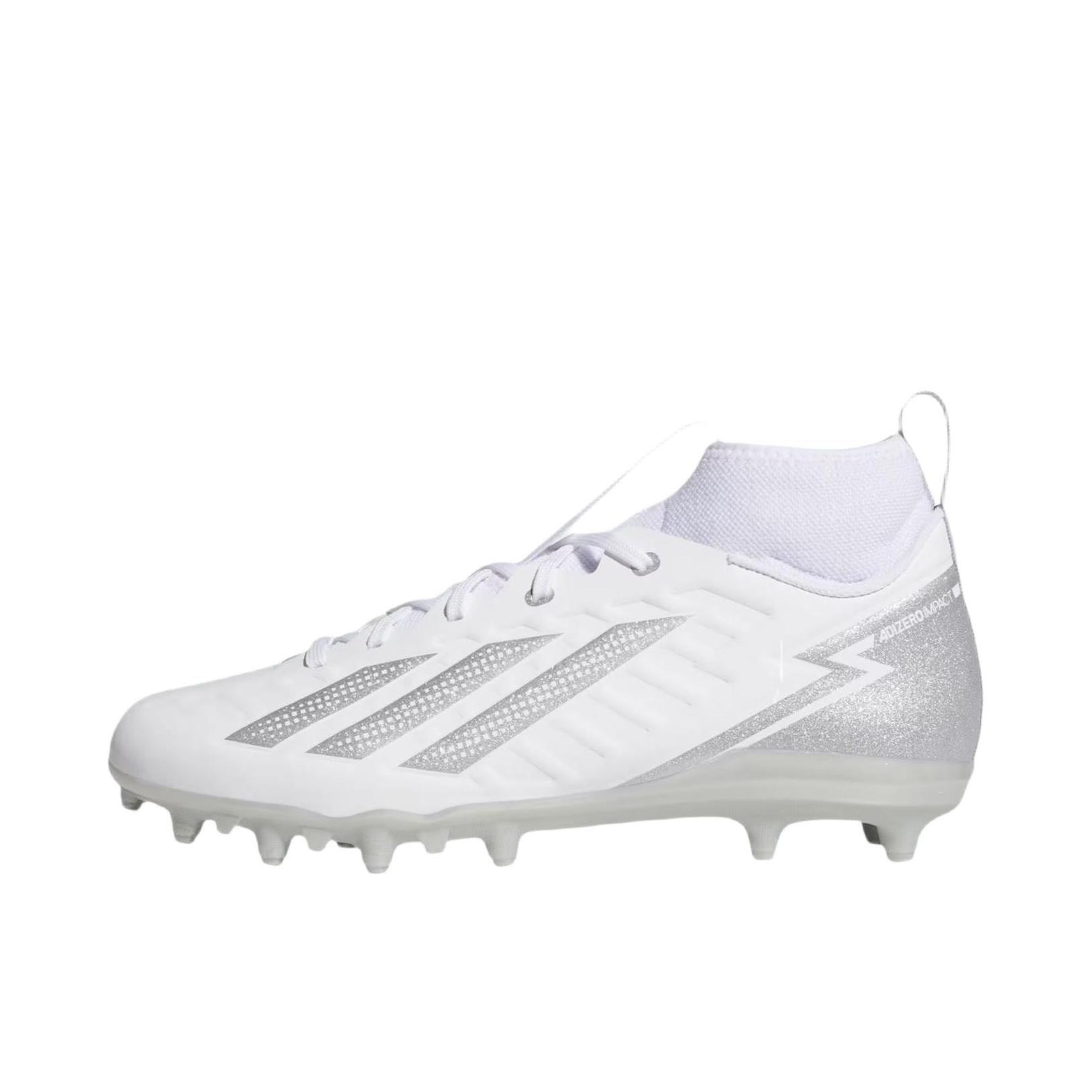 推荐商品：adidas ADIZERO IMPACT.2 次顶级 足球鞋 白色/银色