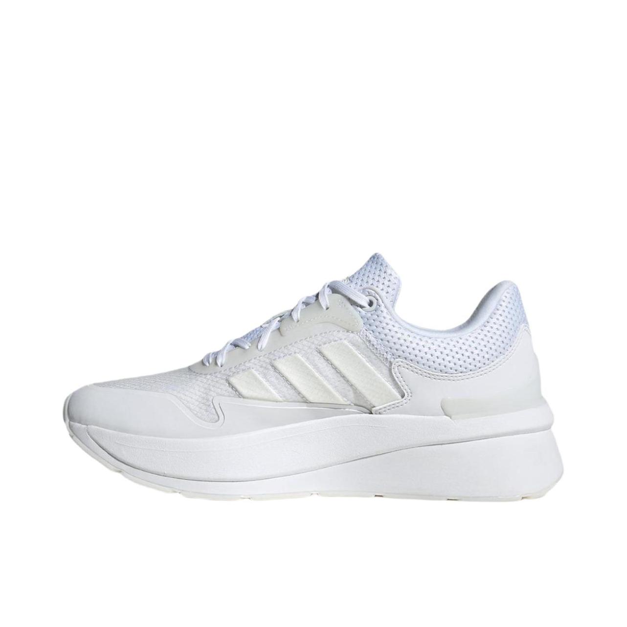 推荐商品：adidas Znchill 跑鞋 缓震回弹防滑耐磨轻便透气织物轻运动 全白