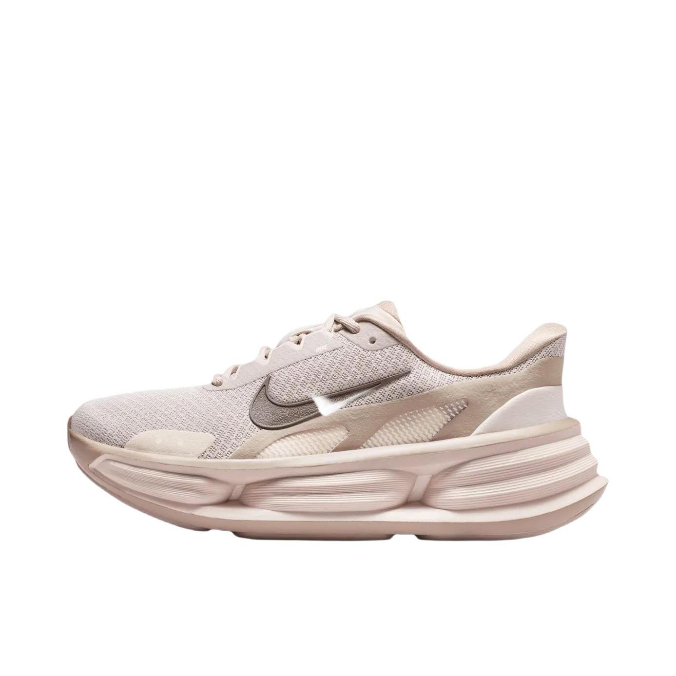 推荐商品：Nike Comfort Ride EasyOn 跑鞋 简约网眼圆头厚底系带支撑 粉色