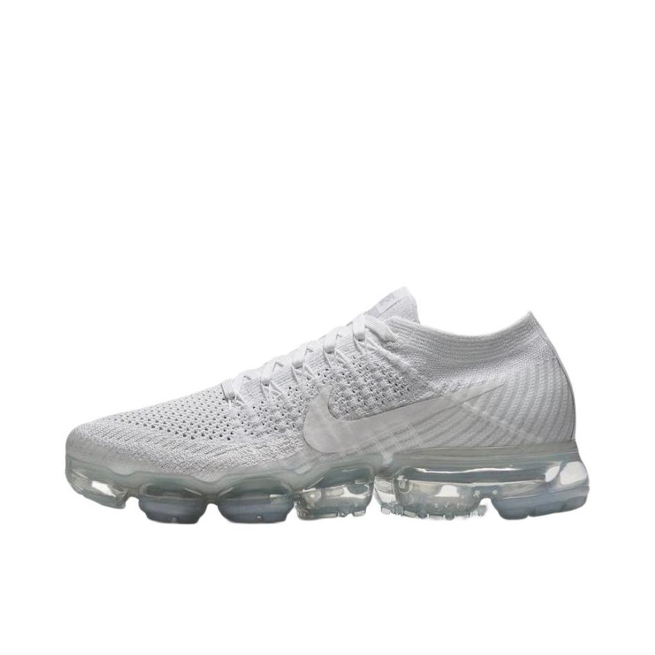 推荐商品：Nike Air VaporMax LTR 跑鞋 舒适轻便防滑织物全掌 女款/白灰色