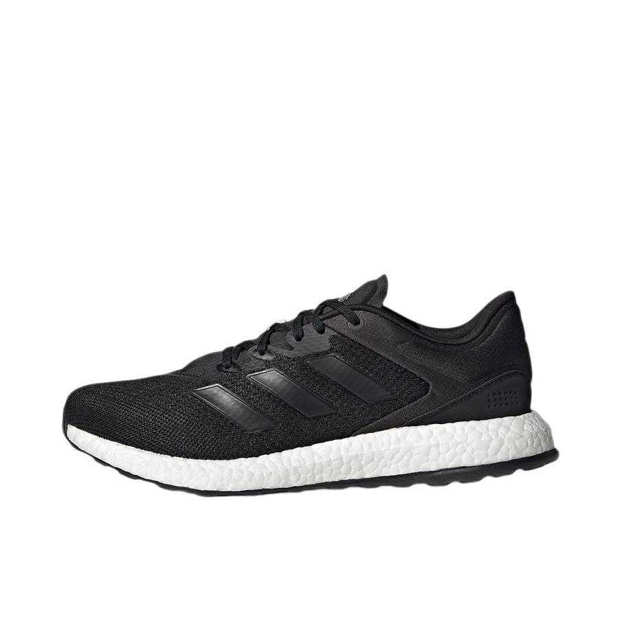 推荐商品：adidas Pureboost Select 跑鞋 舒适减震耐磨防滑轻便透气织物 黑色/白色