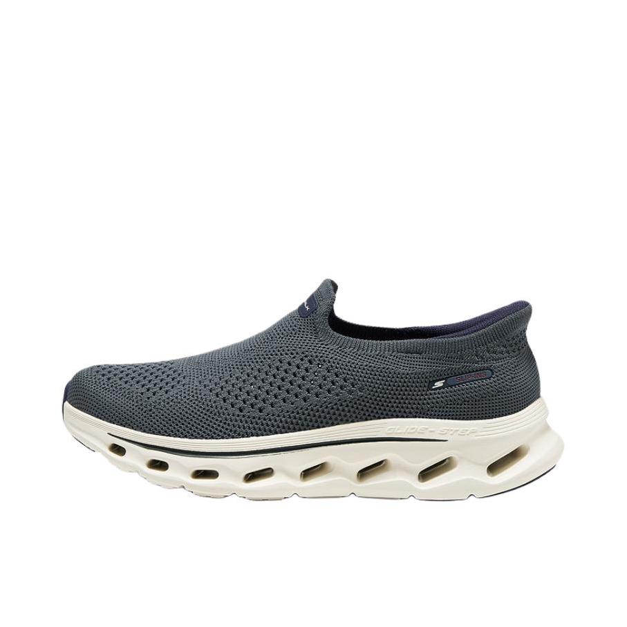 推荐商品：Skechers/斯凯奇 运动休闲鞋 防滑耐磨简约舒适 217025 暗灰蓝色
