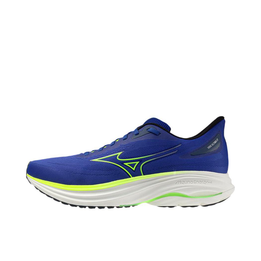 推荐商品：Mizuno/美津浓 WAVE ULTIMA 17 跑鞋 支撑回弹低帮圆头 蓝色