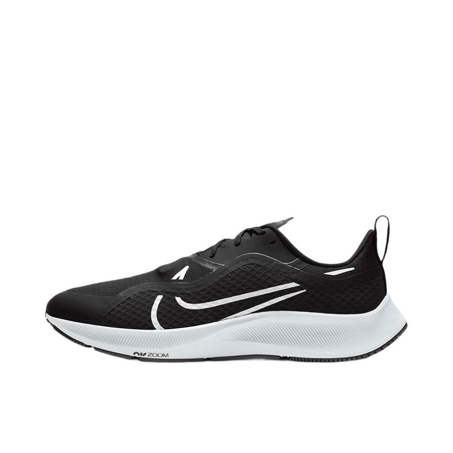 推荐商品：Nike Air Zoom Pegasus 37 Shield 跑鞋 气垫轻便训练织物支撑回弹 AIR ZOOM PEGASUS 37 黑/白色/白金色/反射银/金属银