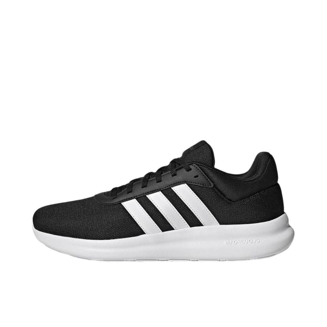 推荐商品：adidas LITE RACER 4.0 跑鞋 防滑耐磨舒适轻便低帮系带时尚百搭轻运动 黑色/白色