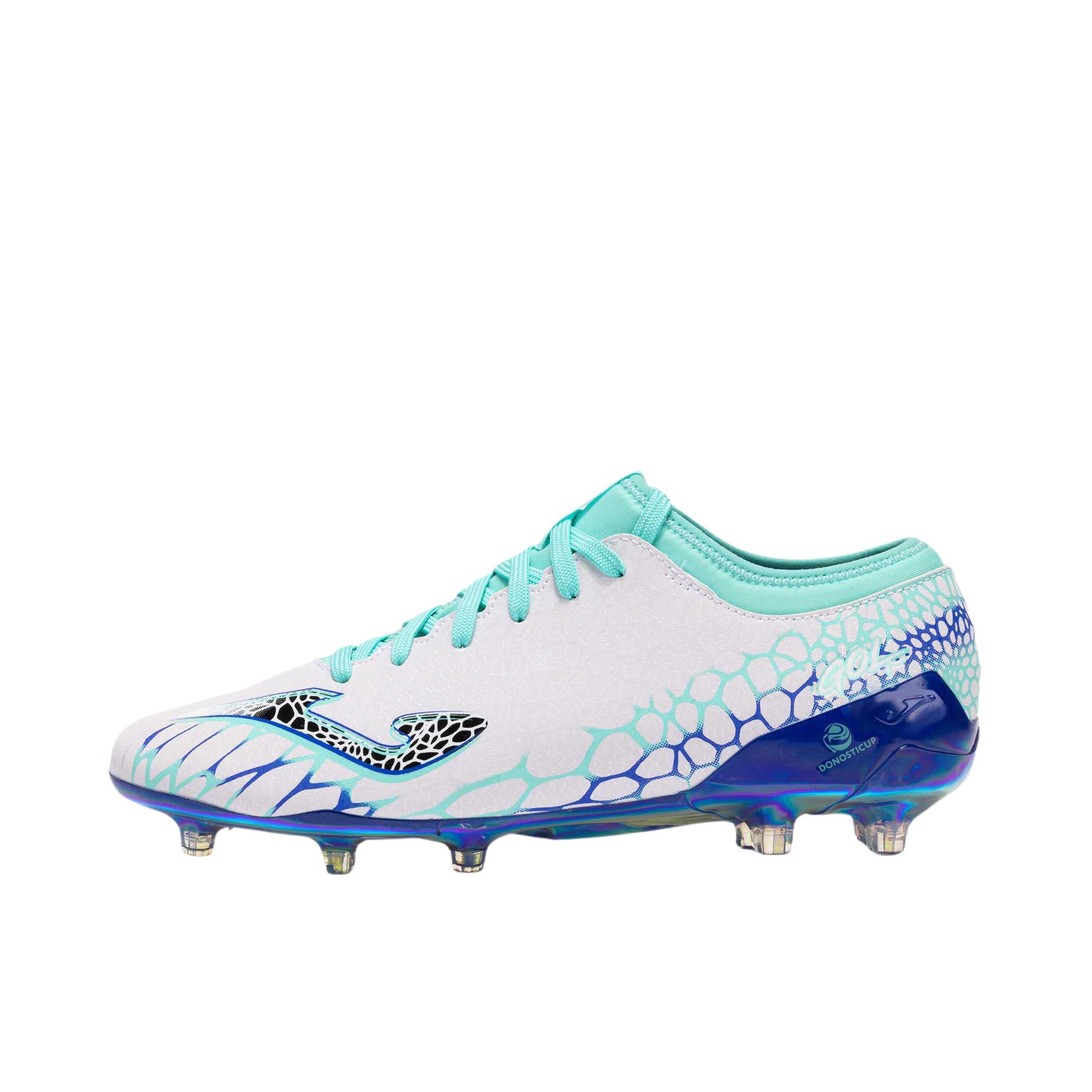 推荐商品：Joma 足球鞋 百搭防滑平跟系带 GOLW2472FG 白色/蓝色/绿色