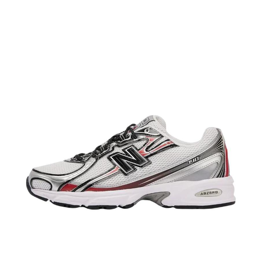 推荐商品：New Balance 740 跑鞋 增高防滑耐磨透气低帮系带拼接圆头千禧风贴合支撑耐穿 D宽/白色/银色/红色