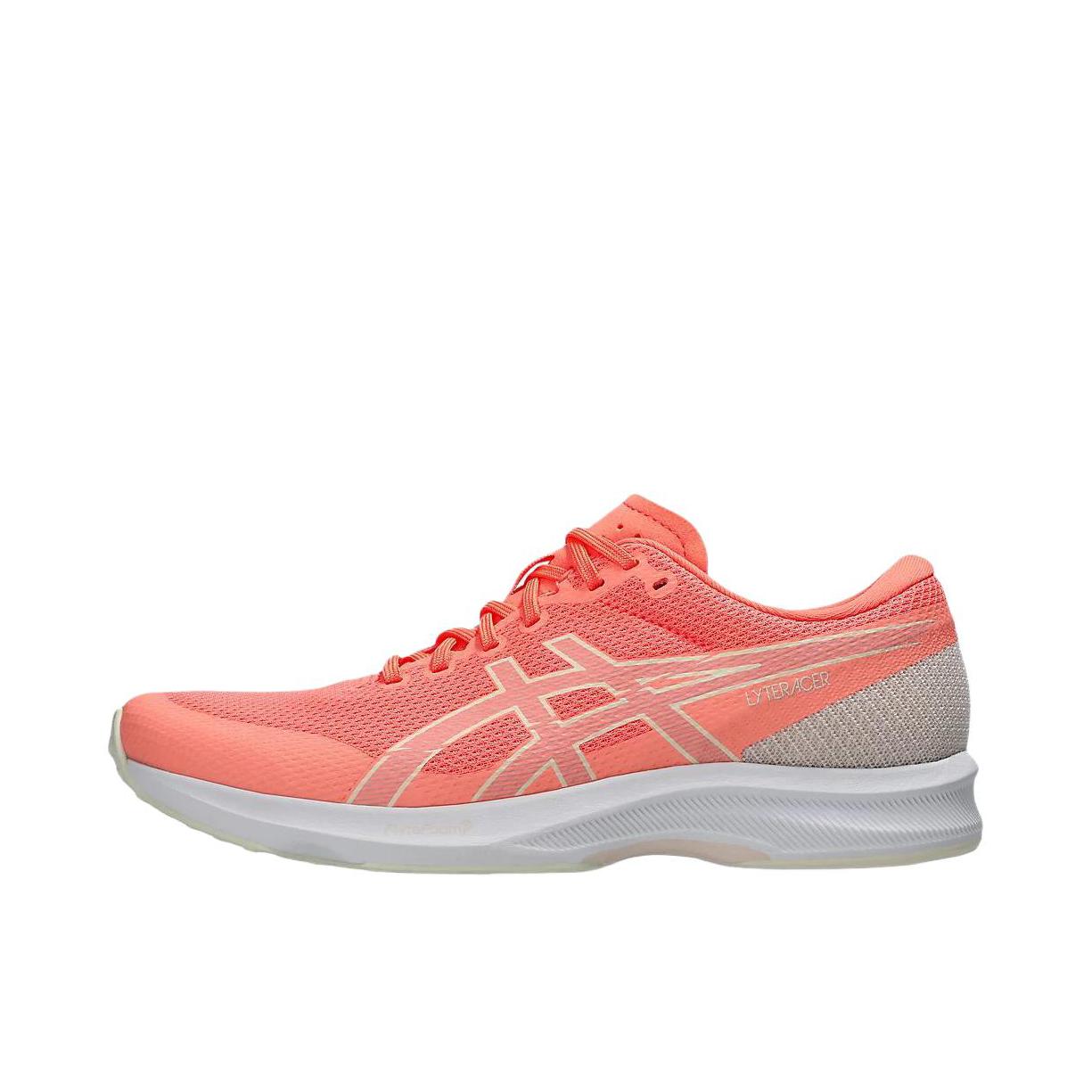 推荐商品：Asics/亚瑟士 LYTERACER 6 跑鞋 百搭简约低帮系带贴合 女款/珊瑚橙 