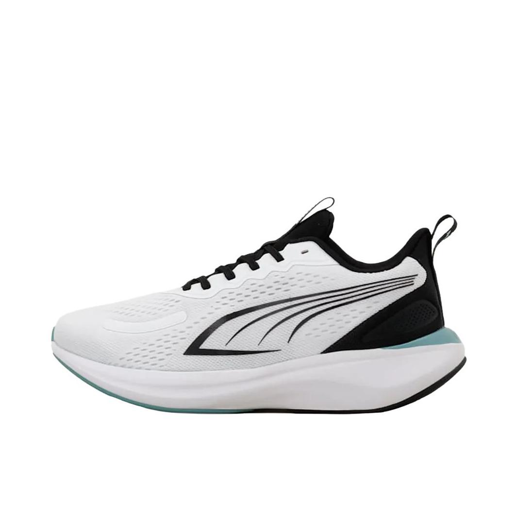 推荐商品：Puma/彪马 Softride MoveOn U JF 跑鞋 系带橡胶圆头 白色/黑色
