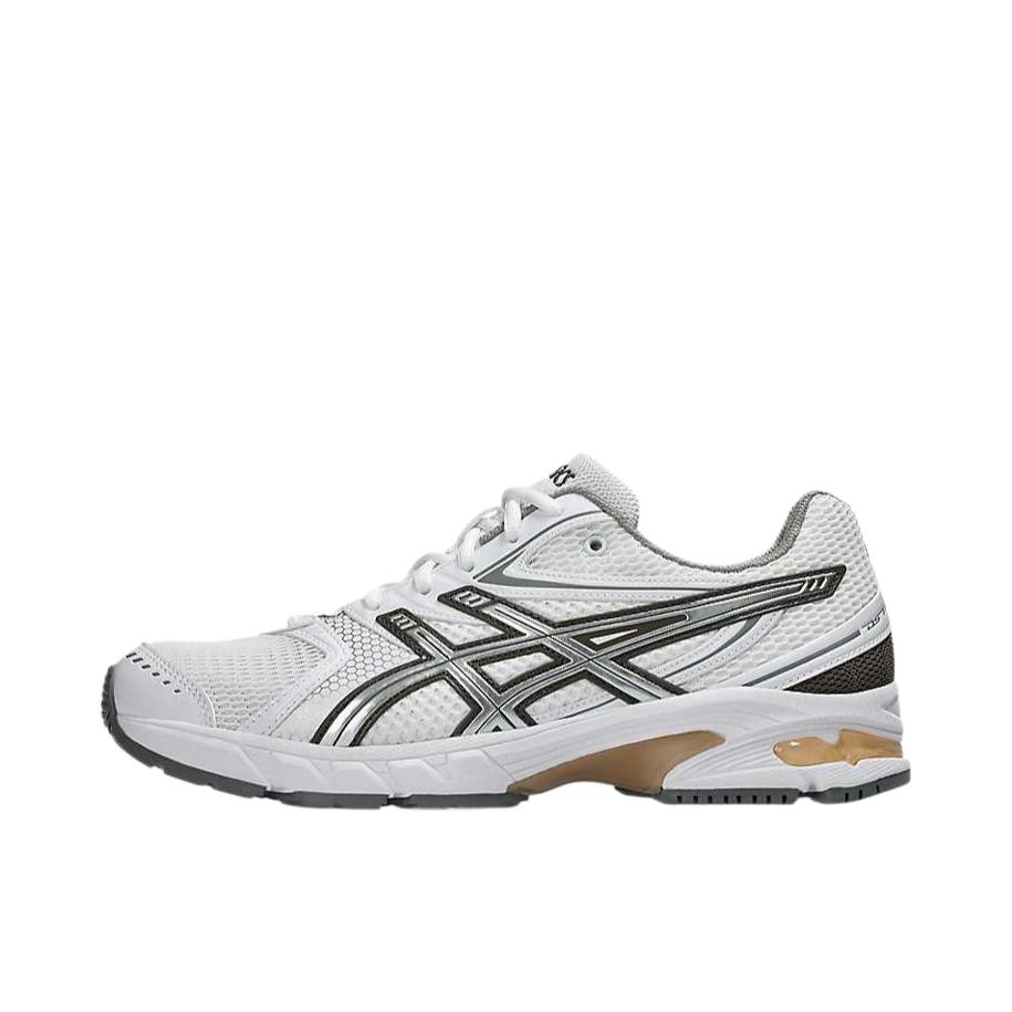 推荐商品：Asics/亚瑟士 GEL-DS Trainer 14 跑鞋 复古防滑耐磨缓震透气舒适低帮时尚支撑贴合圆头 白色/棕褐色 