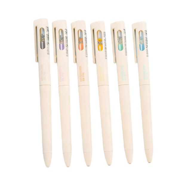 推荐商品：虎冠 0.5mm ST笔头 旋转出芯中性笔 多色组合