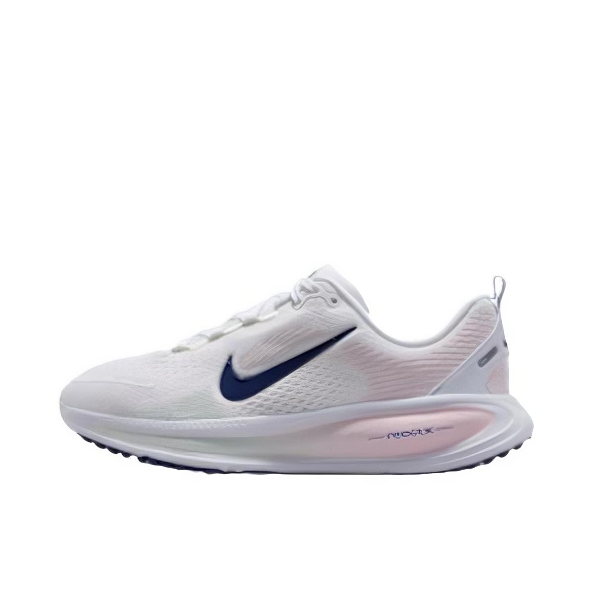 推荐商品：Nike Vomero 18 跑鞋 减震防滑低帮厚底训练轻便短跑贴合防水 大童/白色/足球灰/微绿色/深藏青