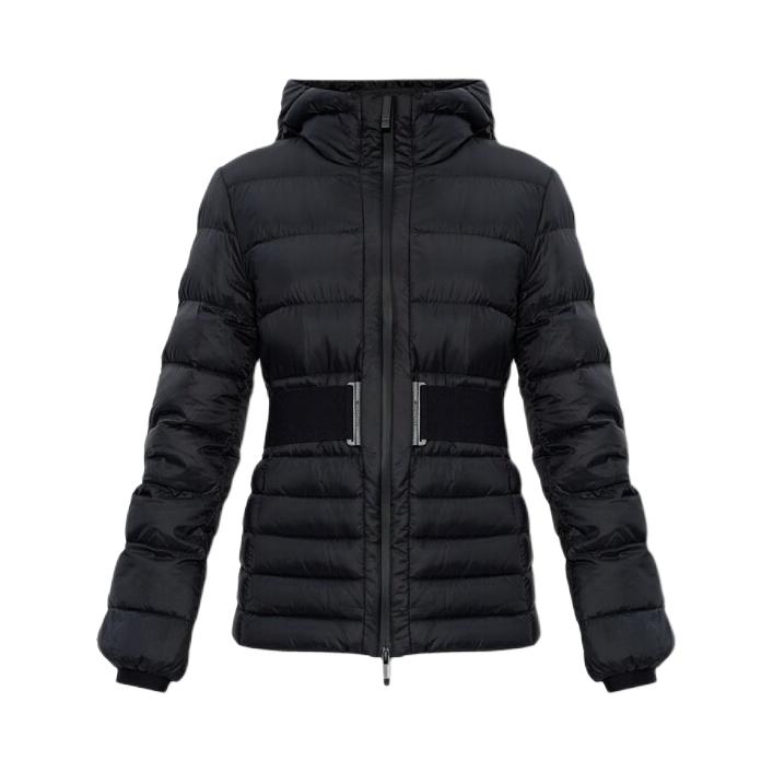 推荐商品：Moncler/盟可睐 保暖亲肤连帽拉链羽绒服 女装 L10931A00101598AL999 黑