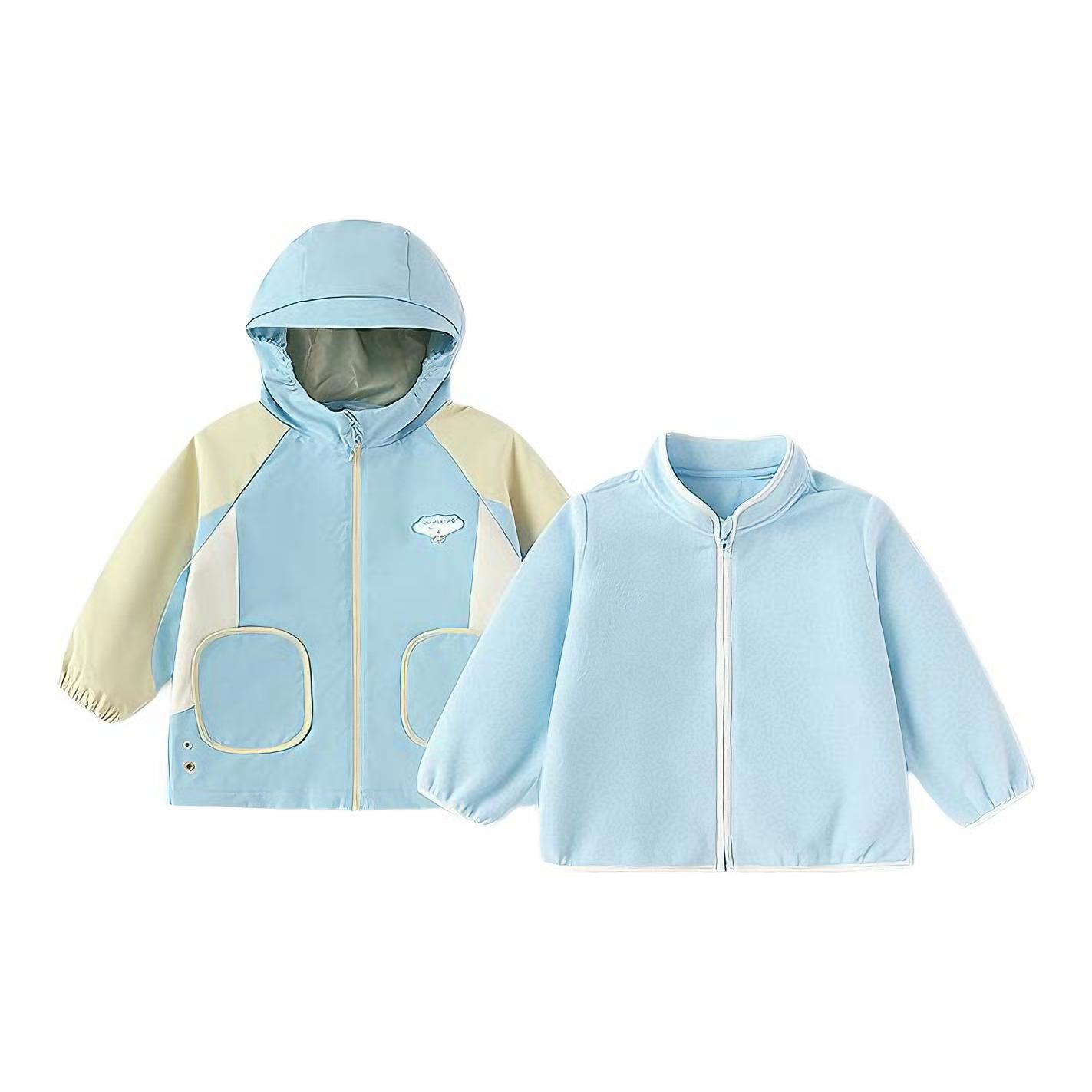 推荐商品：balabala/巴拉巴拉童装 保暖透气亲肤毛绒棉服 中小童 209425106201 清新浅蓝