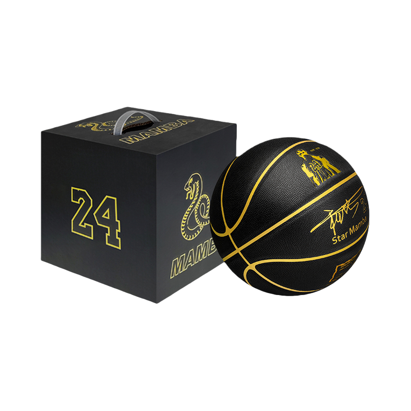 推荐商品：龙卡图 科比签名纪念款 耐磨 比赛 室内外 PU 篮球 礼盒装