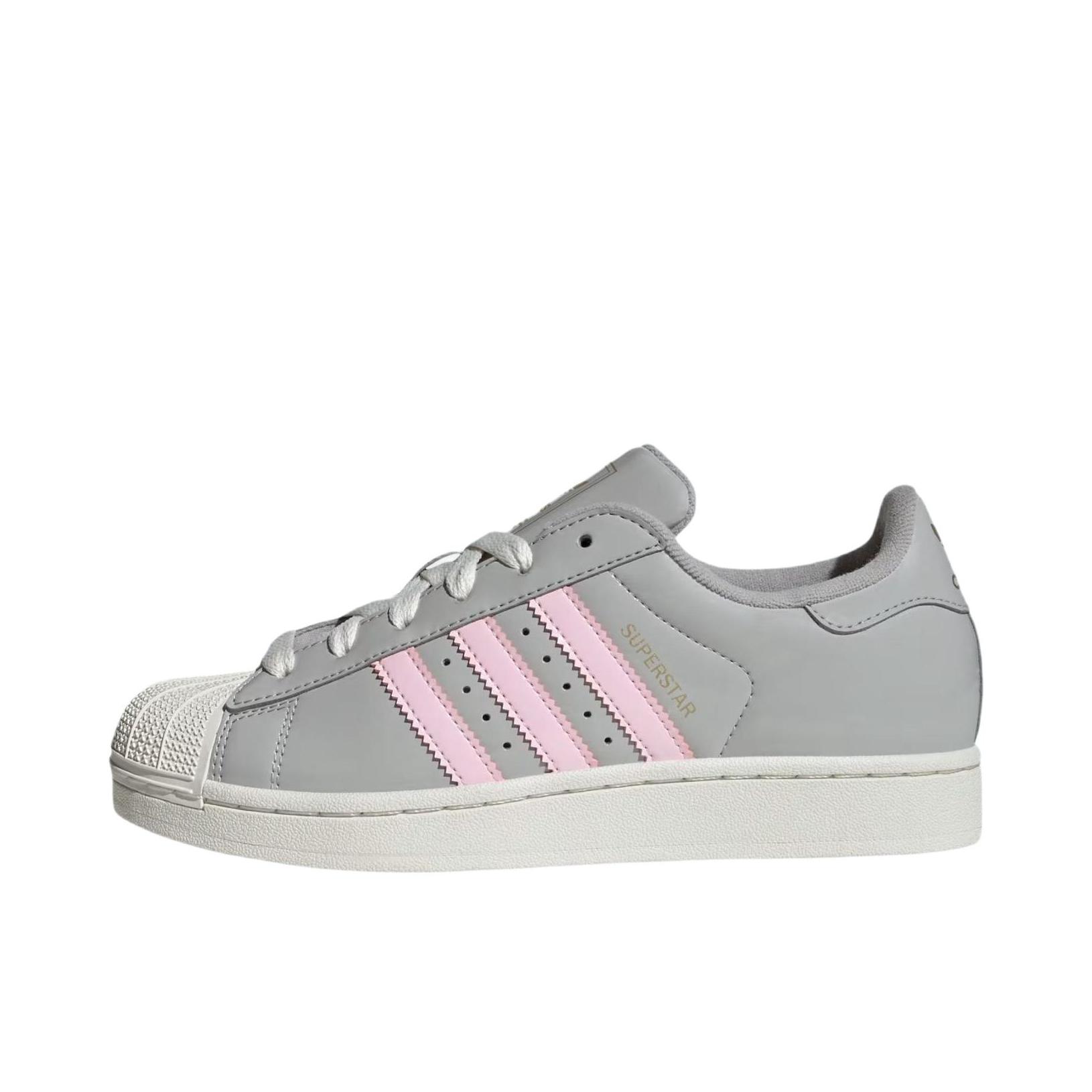推荐商品：【宋雨琦同款】 adidas Originals Superstar 板鞋 轻便贝壳头薄底舒适百搭耐磨复古 女款/浅灰色