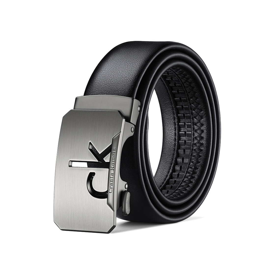 推荐商品：Cranta Komeia 内穿自动扣休闲皮带 kf8323