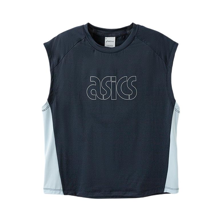 推荐商品：Asics/亚瑟士童装 2026SS 吸湿速干透气凉感背心 中大童 332261172420 藏青