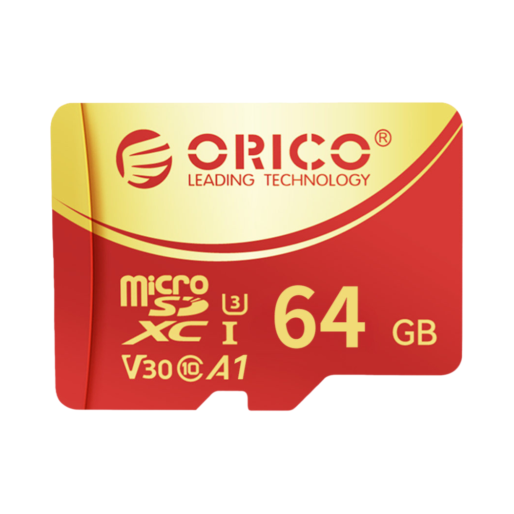 推荐商品：ORICO/奥睿科 TF内存卡 适用运动相机Action/大疆pocket3 CLASS10 U3 V30 A1 A2 红金系列 F3