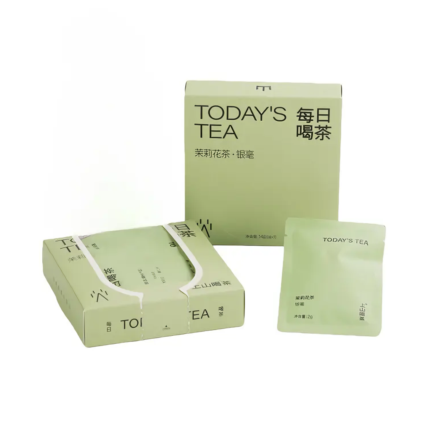推荐商品：上山喝 每日喝茶系列 茉莉花茶 银毫 盒装