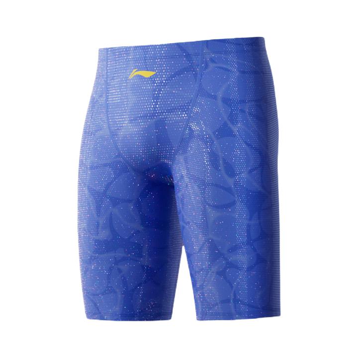 推荐商品：Li Ning/李宁童装 速干透气抗菌泳裤 男中大童 LSKX010 蓝