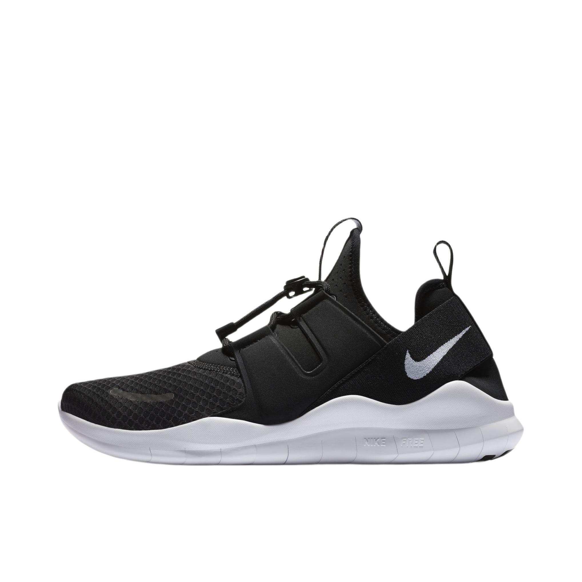 推荐商品：Nike Free RN Commuter 2018 运动休闲鞋 耐磨合成革软底 Black White 黑白