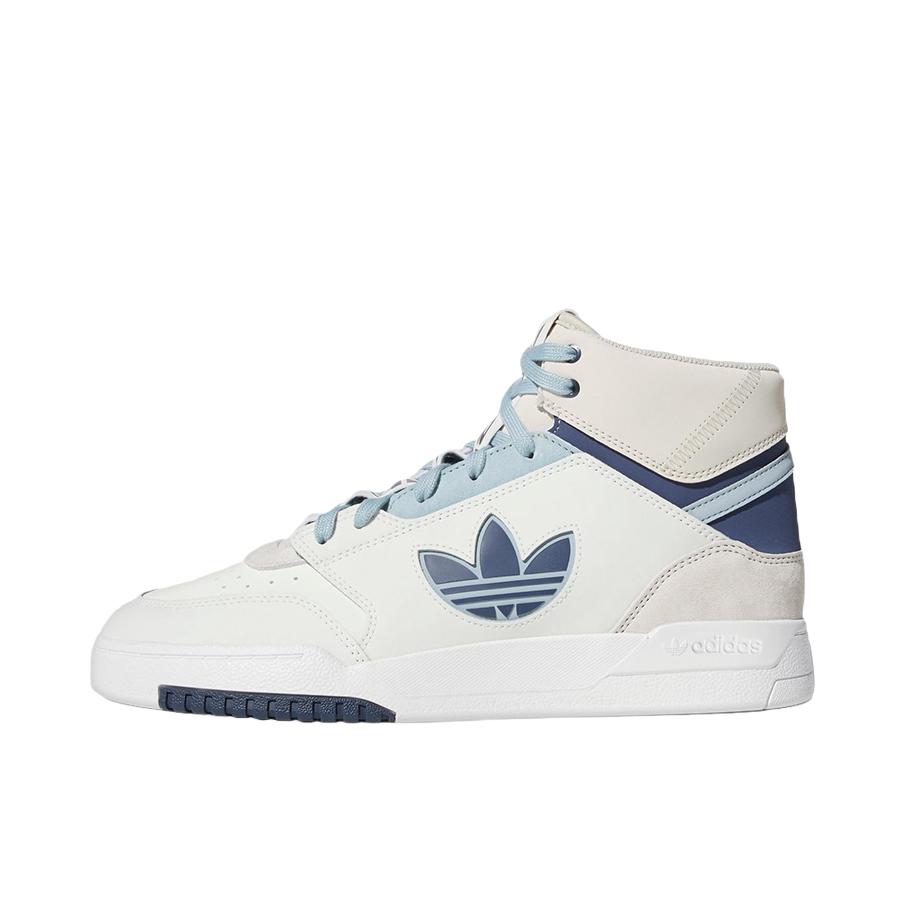 推荐商品：adidas Originals Drop Step 板鞋 复古耐磨透气舒适百搭 水泥白/灰色/蓝色