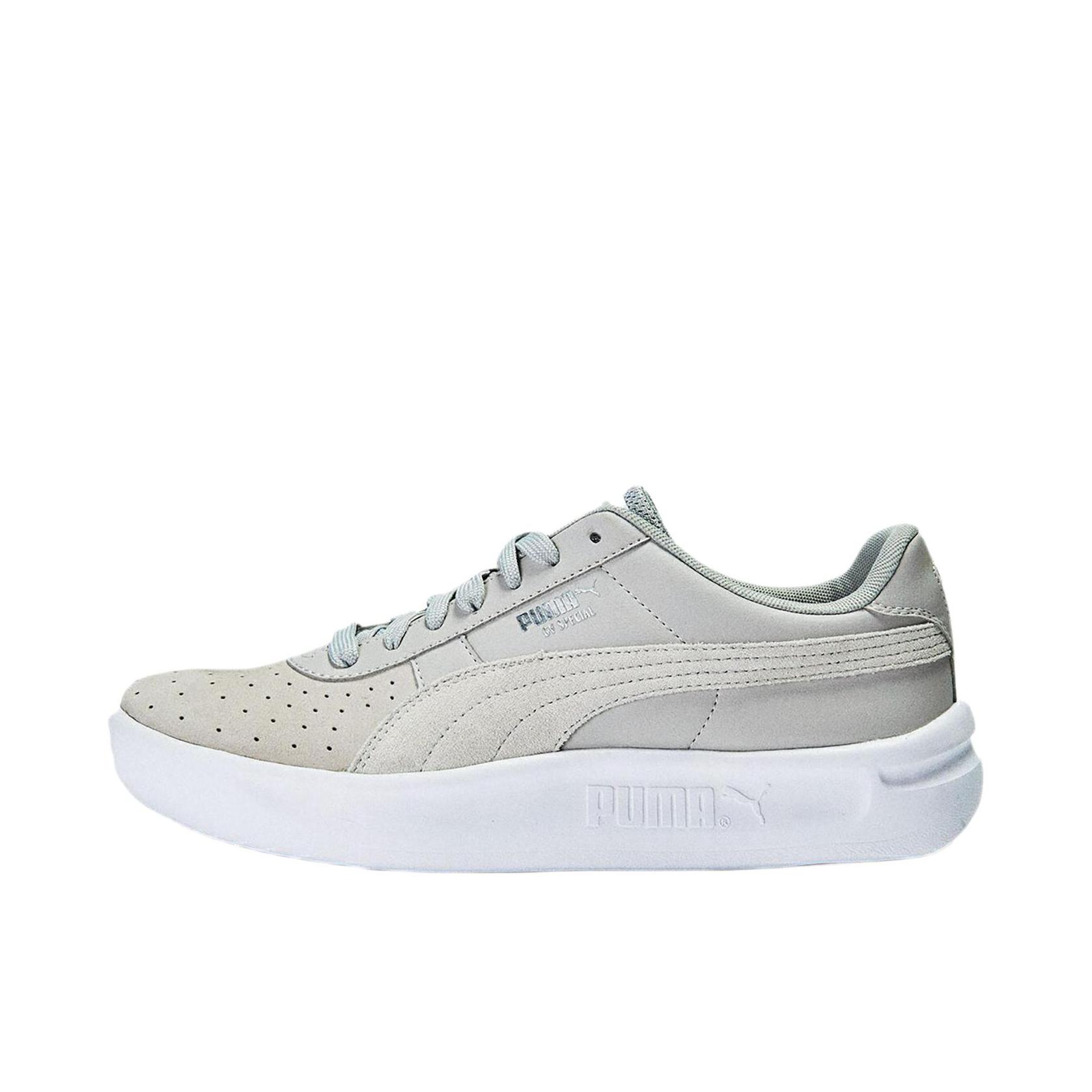 推荐商品：Puma/彪马 GV Special Suede 板鞋 防滑低帮厚底圆头 灰色/白色 